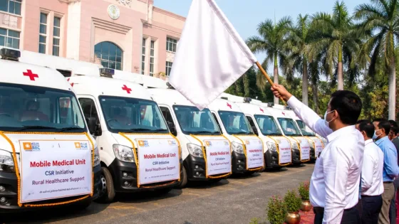 Governor flags off six REC-backed Mobile Medical Units worth ₹7.21 crore to bolster last-mile healthcare
