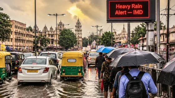 IMD warns of heavy to very heavy rain in parts of Uttar Pradesh on August 15; alerts for Delhi-NCR, central India