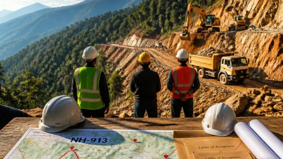 JV wins ₹2,149.62 crore to build stretches of Arunachal’s NH-913; four EPC contracts inked
