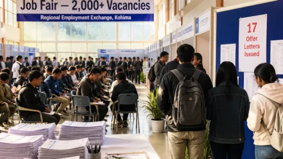 Kohima job fair links 100+ candidates to 2,000+ openings; 17 offered positions