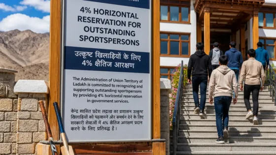 Ladakh grants 4% horizontal reservation for outstanding sportspersons in Group C posts