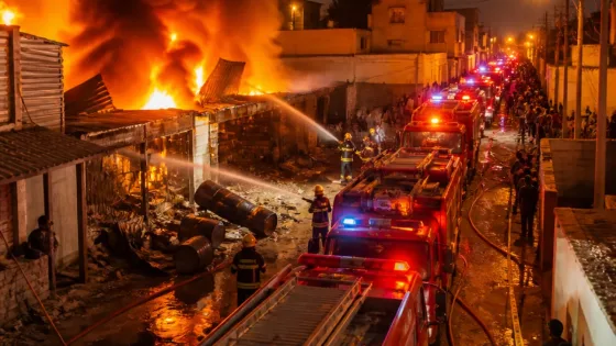 Major fire at Ganesh Nagar factory leaves over a dozen firefighters injured in Jodhpur