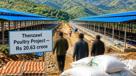 Mizoram to set up Rs 20.63 crore poultry farm at Thenzawl; aims for 70-75k eggs daily