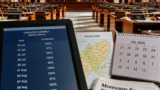 Nagaland MPs show high sign‑in rates but limited floor interventions in Monsoon Session