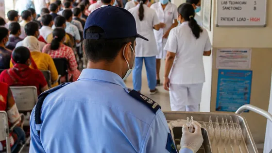 Noida hospitals under strain after guard filmed filling syringes; staff shortages exposed