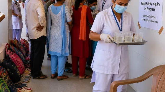 Over two dozen students taken to hospital after alleged detergent mix-up in Nalanda school mid-day meal