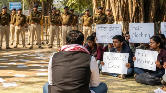 Pappu Yadav joins Gardanibagh protest, demands re‑conduct of 70th BPSC exam