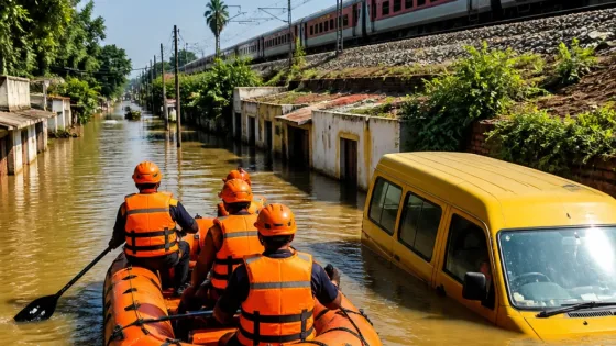 Prayagraj hit by heavy rains; water enters homes, NDRF deployed and trains disrupted