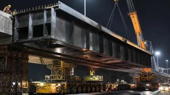 Thane sees 1,405-tonne steel bridge installed for Mumbai–Ahmedabad high-speed rail