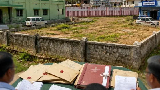 Tiruchirappalli: DMK local functionary, five others booked over alleged Srirangam temple land registration