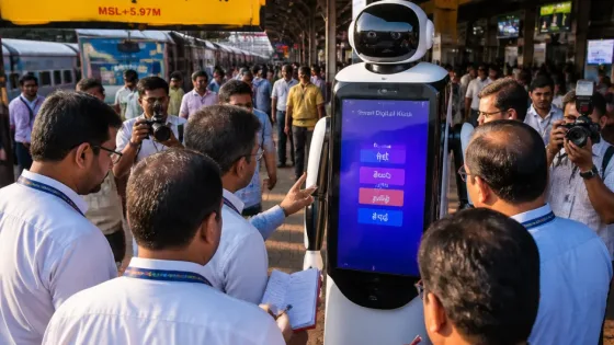 Visakhapatnam station tests <strong>Sarika AI</strong> voice assistant; SCoR GM reviews pilot