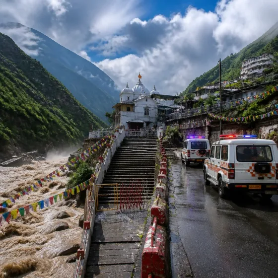 IMD issues red alert for very heavy rainfall in Uttarakhand; Char Dham Yatra suspended