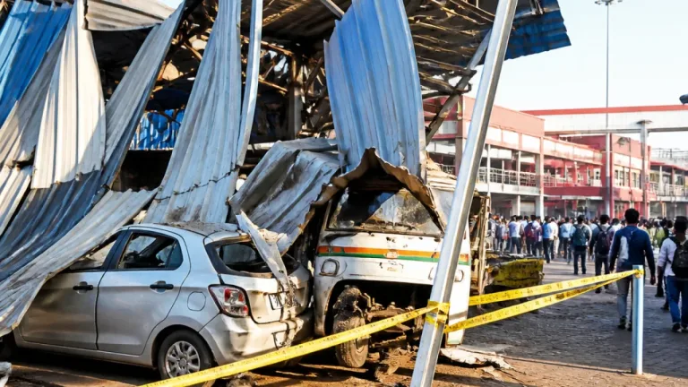₹1 crore station shed collapses at Raurkela Railway Station; vehicles damaged, no injuries