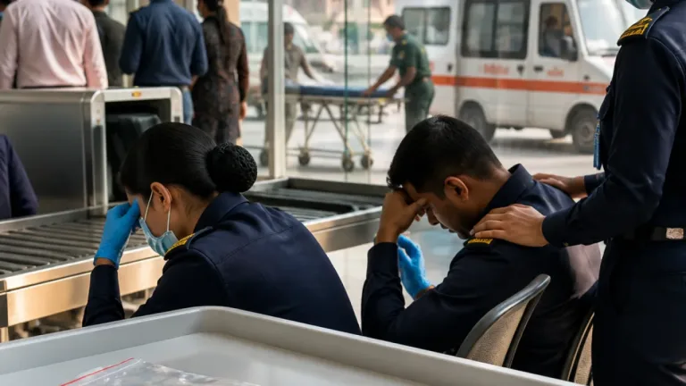 Accidental pistol discharge at Varanasi airport injures two AAICLAS screeners
