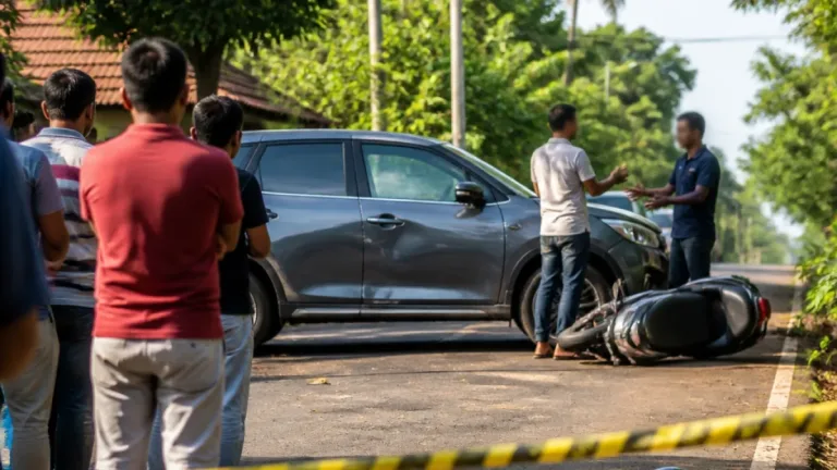 Actor Ashwin Mushran accused after collision in Quepem; biker reportedly seriously hurt