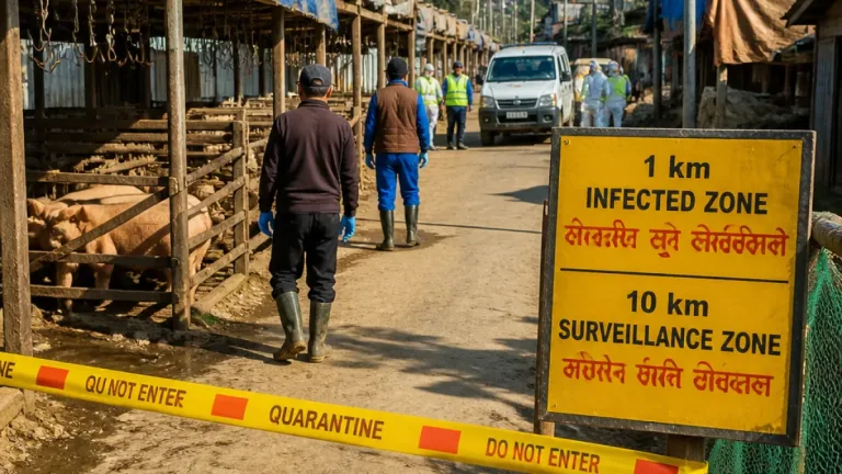 African Swine Fever confirmed in three Kohima villages; movement of pigs, pork banned in zones