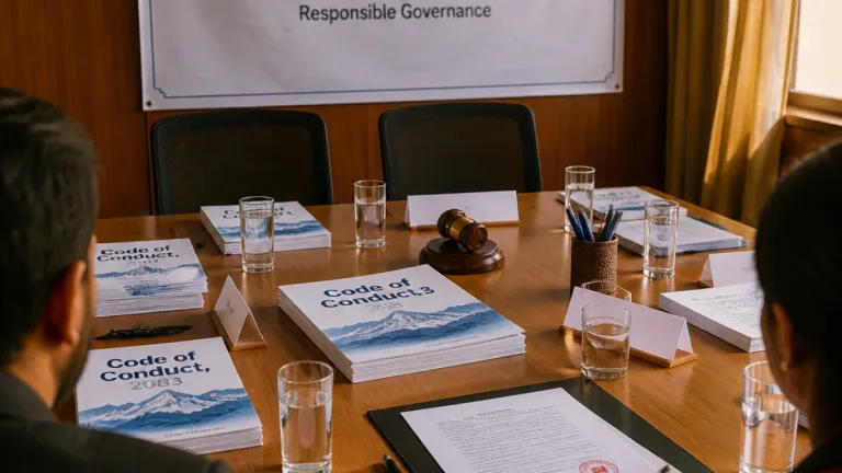 Agra gami Morcha rolls out 'Code of Conduct, 2083' to regulate member behaviour