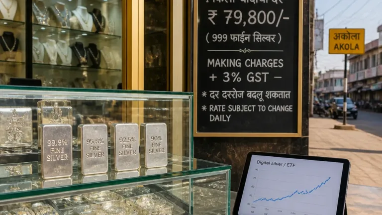 Akola buyers advised on silver purity, pricing and digital options as daily rates published