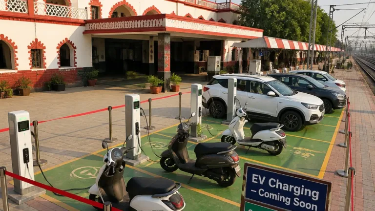 Aligarh Railway Station to Get EV Charging Points Under NCR Drive