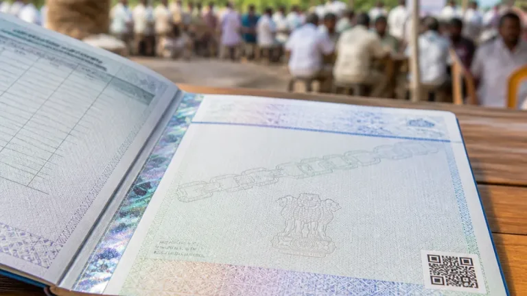 Andhra Pradesh to add currency‑note security, blockchain and QR codes to Pattadar Passbooks