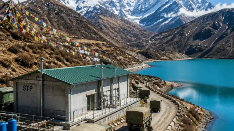Army commissions BARC‑based sewage treatment plant at 12,313 ft to protect Changu Lake