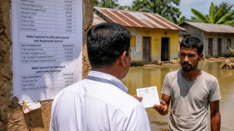 Assam transfers ₹25.12 crore interim relief to 16,746 flood‑hit families; Rs 175 crore planned for 1.17 lakh households