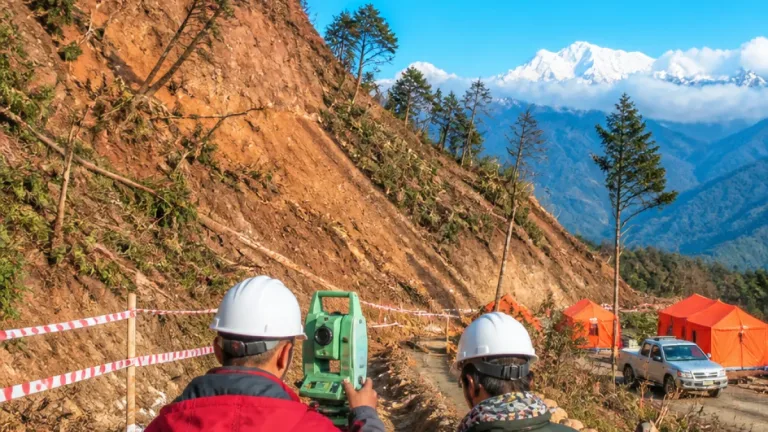 Authorities order immediate relocation after landslide near Rimbi in Gyalshing district