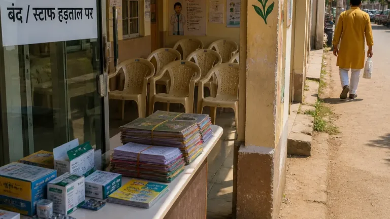 Ayushman Arogya Kendras deserted as CHOs stage indefinite sit‑in at NHM Chandigarh