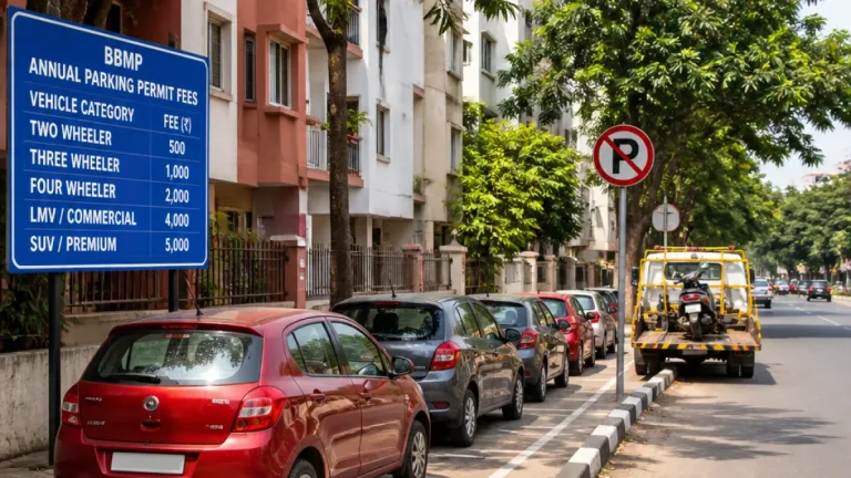 Bengaluru may charge up to ₹25,000 a year for on-street residential parking under draft GBA rules