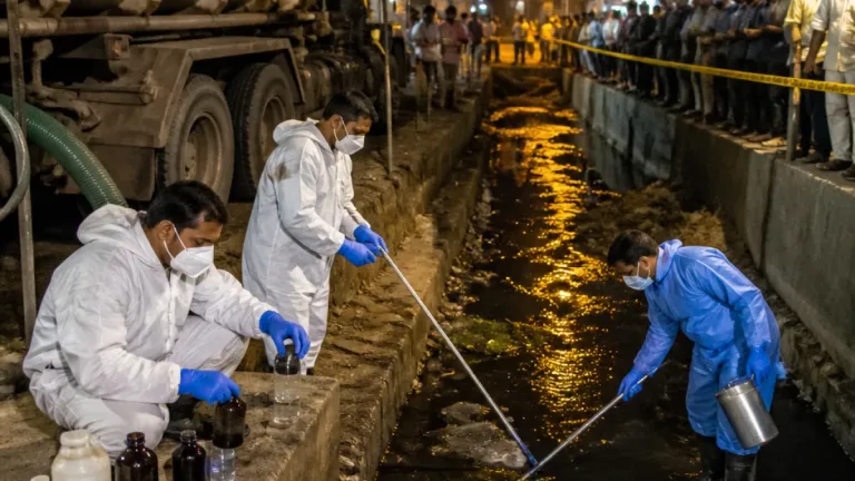 Bhiwandi: Four Booked After Chemical Waste Dumped into Open Nullah at Kambe