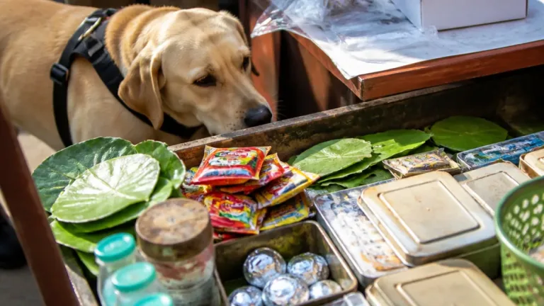 Bhubaneswar police raid betel shops near colleges, seize ganja packets and mixed cigarettes