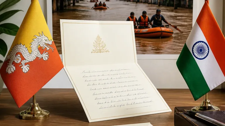 Bhutanese king offers solidarity as Assam reels from floods that killed 103