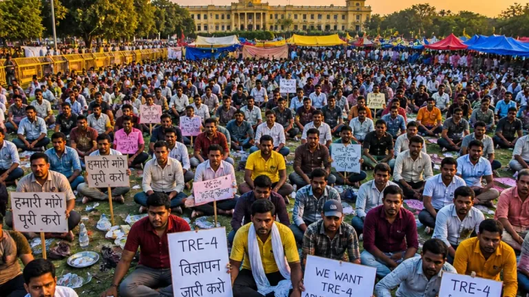 Bihar aspirants launch hunger strike from August 18, demand TRE‑4 ad and Education Minister's resignation