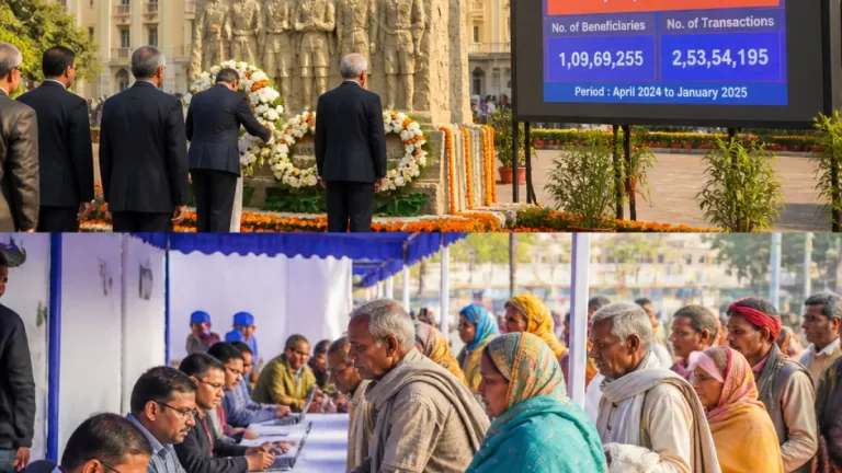 Bihar leaders pay tribute to Quit India martyrs as state transfers ₹1,157 crore in pensions