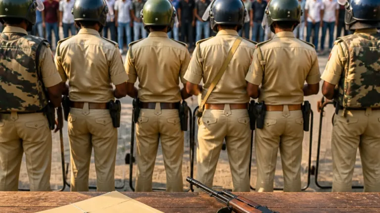 Bihar transfers Siwan SP after alleged AK-47 firing in student protest; constable suspended