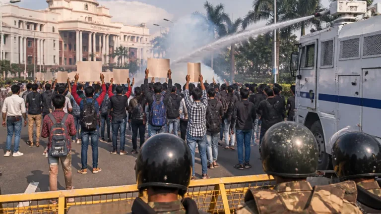BJP calls statewide Jharkhand bandh after lathi-charge on protesting students; CM urges dialogue