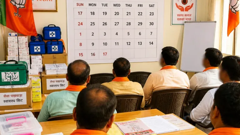 BJP holds review in Gorakhpur for month-long 'Seva Sankalp Abhiyan'