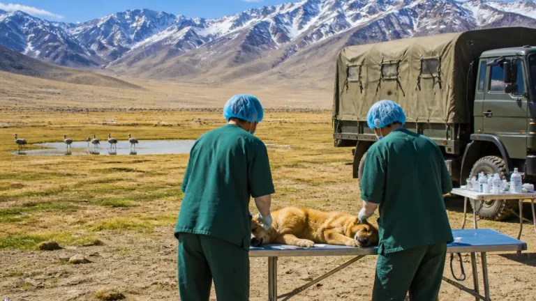 BNHS sterilises over 2,950 dogs in Ladakh to protect vulnerable black-necked cranes