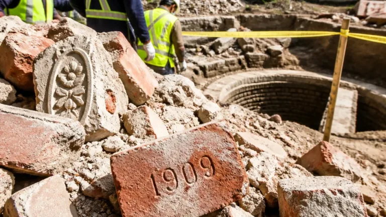 Bricks marked 1909 found at demolished Saharanpur Collectorate mosque site; residents raise questions