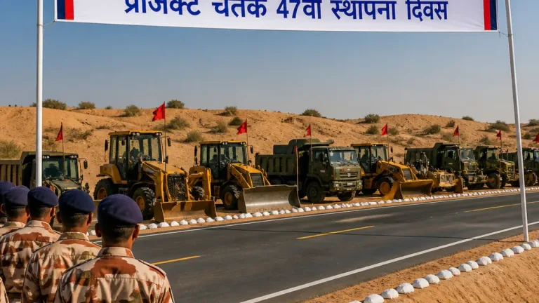 BRO Project Chetak marks 47th Raising Day in Bikaner, highlights decades of border connectivity