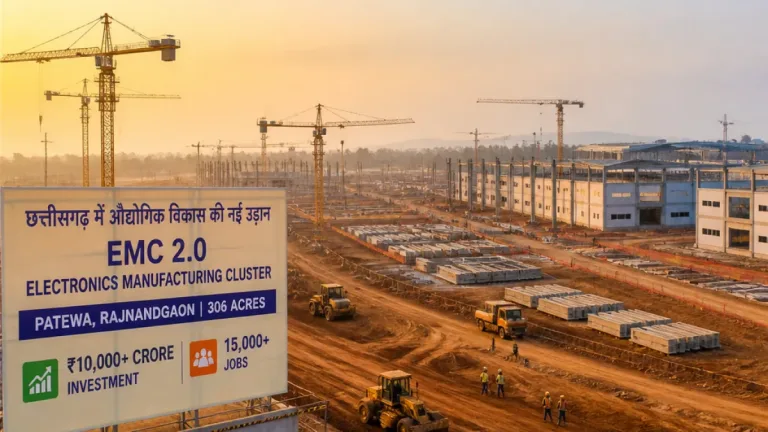 Centre clears EMC 2.0 cluster in Rajnandgaon; over ₹3,000 crore investment, nearly 9,000 jobs expected