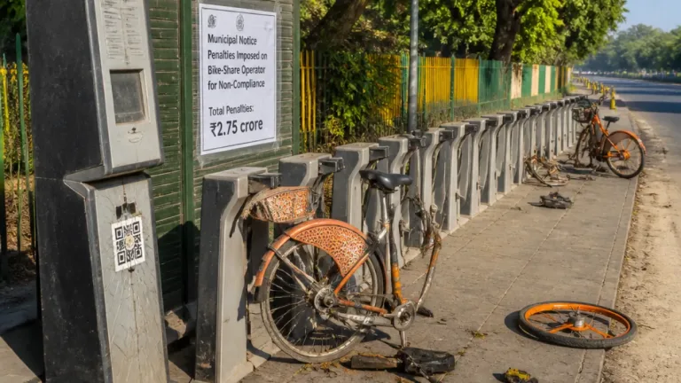 Chandigarh’s public bike-share falls into disrepair; operator hit with penalties totalling ~₹2.75 crore