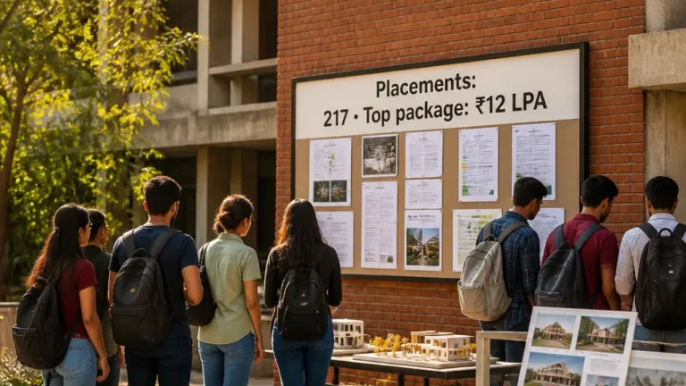 Chandigarh University architecture unit records 217 placements in four years; top package ₹12 lakh