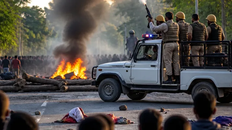 Clash at Dhemaji entry point as Assam groups enforce blockade; police fire in air to disperse mob