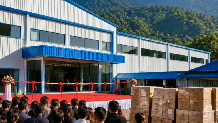 CM Lalduhoma launches Samuel Lifecare cosmetics plant at Lengpui; aims to boost local manufacturing