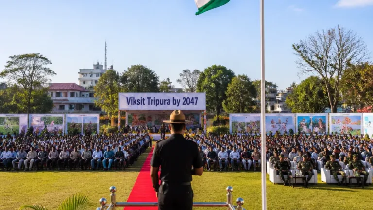 CM Manik Saha urges Tripura to pursue 'Viksit Tripura by 2047', highlights state's gains
