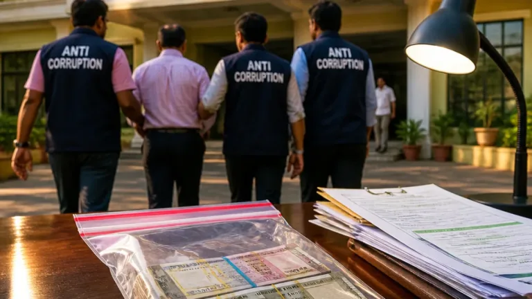 Coimbatore: DVAC arrests municipal bill collector for taking ₹40,000 bribe in vacant-land approval