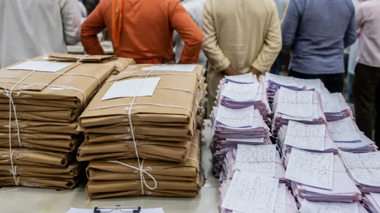 Counting in Haryana Rajya Sabha election stalled after cross-party objections over secrecy of votes