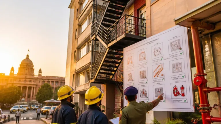 Delhi notifies stricter fire-safety rules tying standards to building height and use