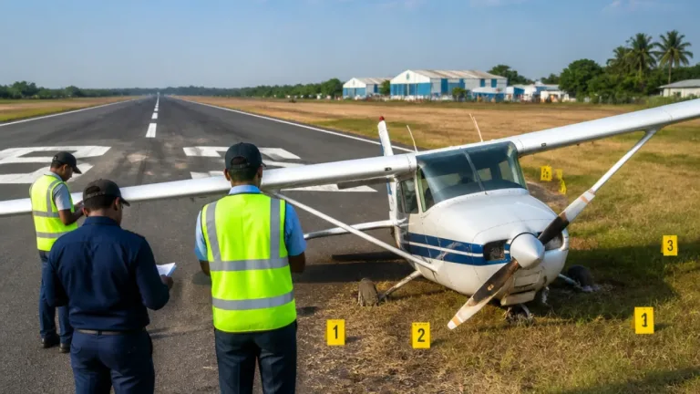 DGCA opens probe after Cessna trainer veers off runway at Baramati airfield